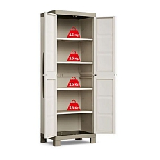 Plastová dílenská skříň, 182 x 65 x 45 cm