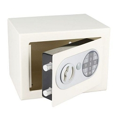 Nábytkový trezor s elektronickým zámkem, růžový