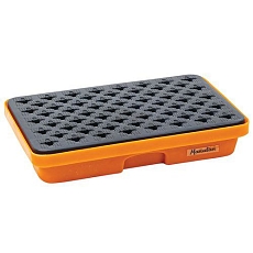 Plastová záchytná vana bez roštu, 640 x 410 mm, kapacita 20 l - Manutan Expert