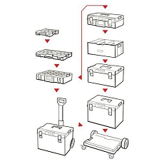 Mobilní kufr na nářadí QBRICK System One Cart