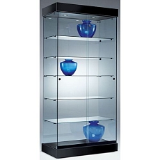 Produktová vitrína ASF, 192 x 46 x 90 cm, černá