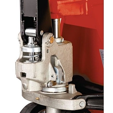 Paletový vozík, do 2500 kg, gumová řídicí kola