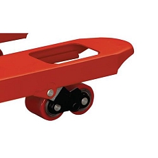 Paletový vozík BF2000AR s dlouhými vidlicemi, do 2000 kg, gumová řídicí kola