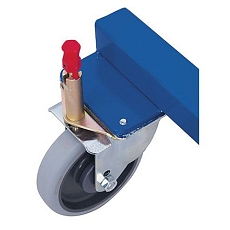 Regálový vozík s nosnými rameny, oboustranný, 24 ramen, 320 x 83 x 180 cm, modrý