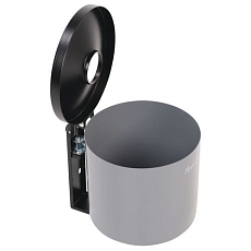 Nástěnný popelník Manutan Expert Round, černý