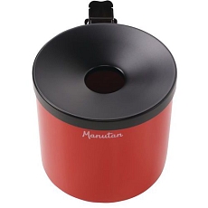 Nástěnný popelník Manutan Expert Round, červený