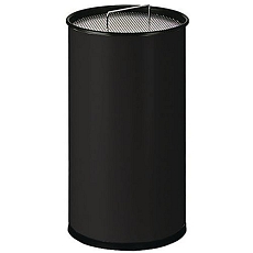 Stojanový venkovní popelník Manutan Expert Stream, objem 60 l, šedý