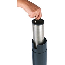 Venkovní stojanový popelník Dome, objem 3 l - Probbax