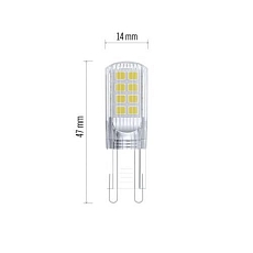 LED žárovka Classic JC, patice G9, 2,5 W, neutrální bílá
