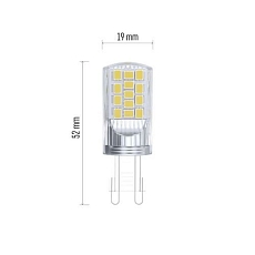 LED žárovka Classic JC, patice G9, 4 W, neutrální bílá, 2 ks