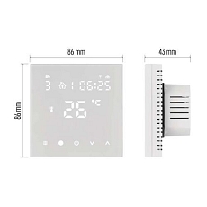 Termostat P56201UF WiFi GoSmart pro podlahové topení, programovatelný, drátový