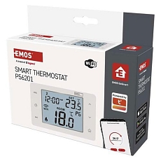 Pokojový WiFi GoSmart termostat P56201, programovatelný, drátový
