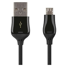 Rychlonabíjecí a datový kabel, USB-A 2.0/micro USB-B 2.0, Quick Charge, 1 m, černý