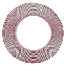 Oboustranná akrylová páska Emos, čirá, 3 m, 18 mm