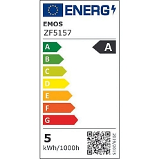 LED žárovka Filament A60, patice E27, 5 W, teplá bílá