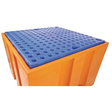 Plastová záchytná vana pod IBC a KTC kontejner s kovovým roštem - Manutan Expert