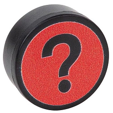 Magnety Smit Visual, 5 ks, červené, otazník