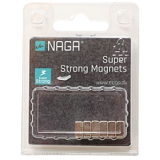Silné magnety, čtvercové, 6 ks