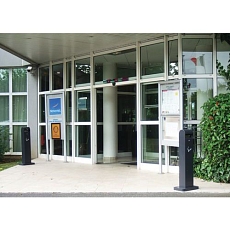 Venkovní stojanový popelník Totem, objem 12,5 l - Probbax