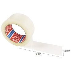 PP lepicí páska Tesa, transparentní, 50 mm, 100 m