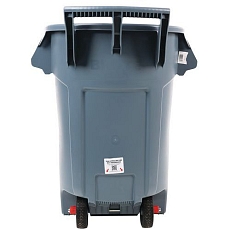 Pojízdný plastový kontejner Rubbermaid Brute, objem 166,5 l