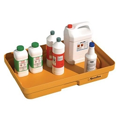 Plastová záchytná vana bez roštu, 640 x 410 mm, kapacita 20 l - Manutan Expert