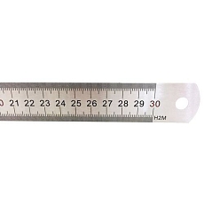 Kovové pravítko Manutan Expert Standard, 30 cm