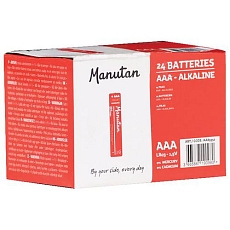 Alkalická baterie Manutan Expert AAA (LR03), 24 ks