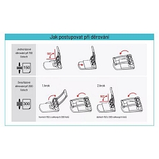 Děrovačka KW-Trio 9550, velkokapacitní, do 300 listů
