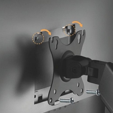 Držák monitoru Brateck LDT46-C024E, dvě ramena vedle sebe, mechanická pružina