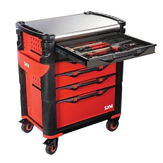 Montážní vozík SAM s nářadím, 81,7 x 67,8 x 45,9 cm