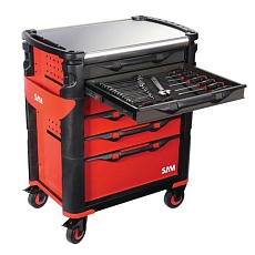 Montážní vozík SAM s nářadím, 81,7 x 67,8 x 45,9 cm