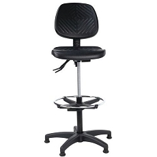 Zvyšená pracovní židle Tecno s kluzáky