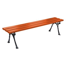 Parková lavička Oriental, mahagon