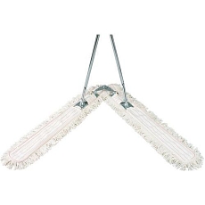 Bavlněný plochý mop Manutan Expert Boom, bez tyče, 100 cm, 2 ks