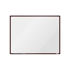 Bílá magnetická tabule boardOK, 120 x 90 cm, modrá