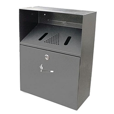 Nástěnný popelník Compact, černý