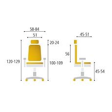 Kancelářská židle Karme, černá