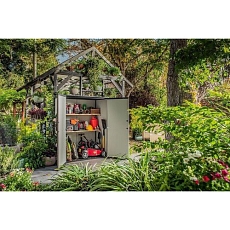 Zahradní skříňka Premier Tall, šedá/antracit