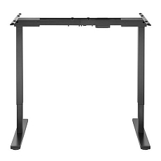 Rám výškově nastavitelného stolu Powerton, rozsah 500 mm, černá