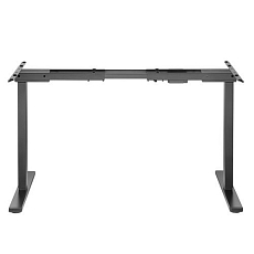 Rám výškově nastavitelného stolu Powerton, rozsah 500 mm, černá