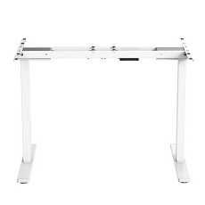 Rám výškově nastavitelného stolu Powerton, rozsah 500 mm, bílá