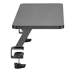 Podstavec pod monitor Powerton, připevnitelný ke stolu, nosnost 20 kg, černá