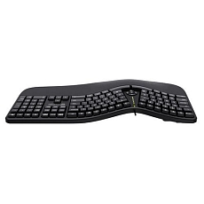 Ergonomická klávesnice Powerton Lana, černá, US