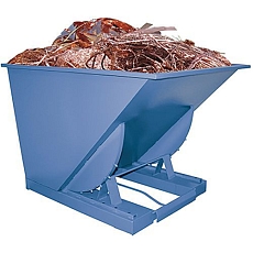 Výklopný kontejner VK01, modrý, objem 1 000 l