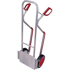 Hliníkový rudl RU223 s ližinami, do 200 kg, s plnými koly