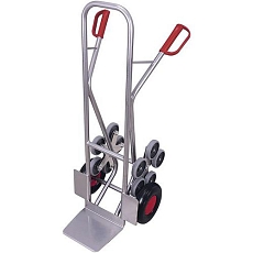 Hliníkový schodišťový rudl RU219, do 200 kg, 61 x 67,5 x 131 cm, s nafukovacími koly