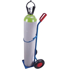 Rudl RU205 na 40 - 50l svařovací láhve, do 100 kg, s nafukovacími koly, modrý