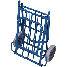 Skládací rudl na balíky RU225, do 100 kg, nafukovací kola, modrý