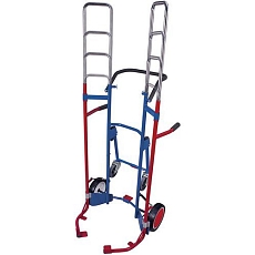 Teleskopický rudl RU258 na pneu, do 200 kg, s nafukovacími koly, modrý